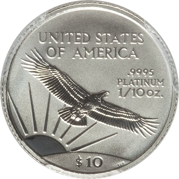 2001 $10  Platinum Eagle MS70 thumbnail 8