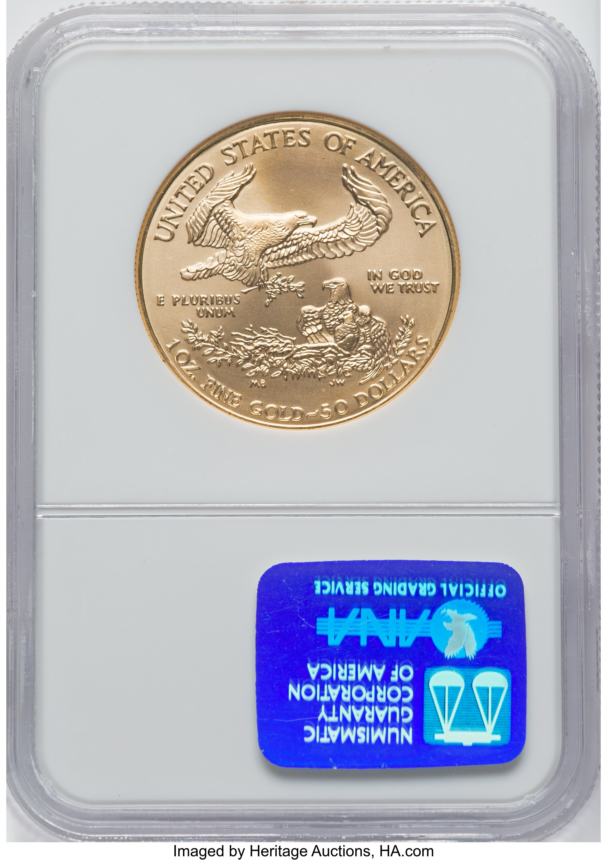 2002 G$50  Gold Eagle MS69 CAC thumbnail 24