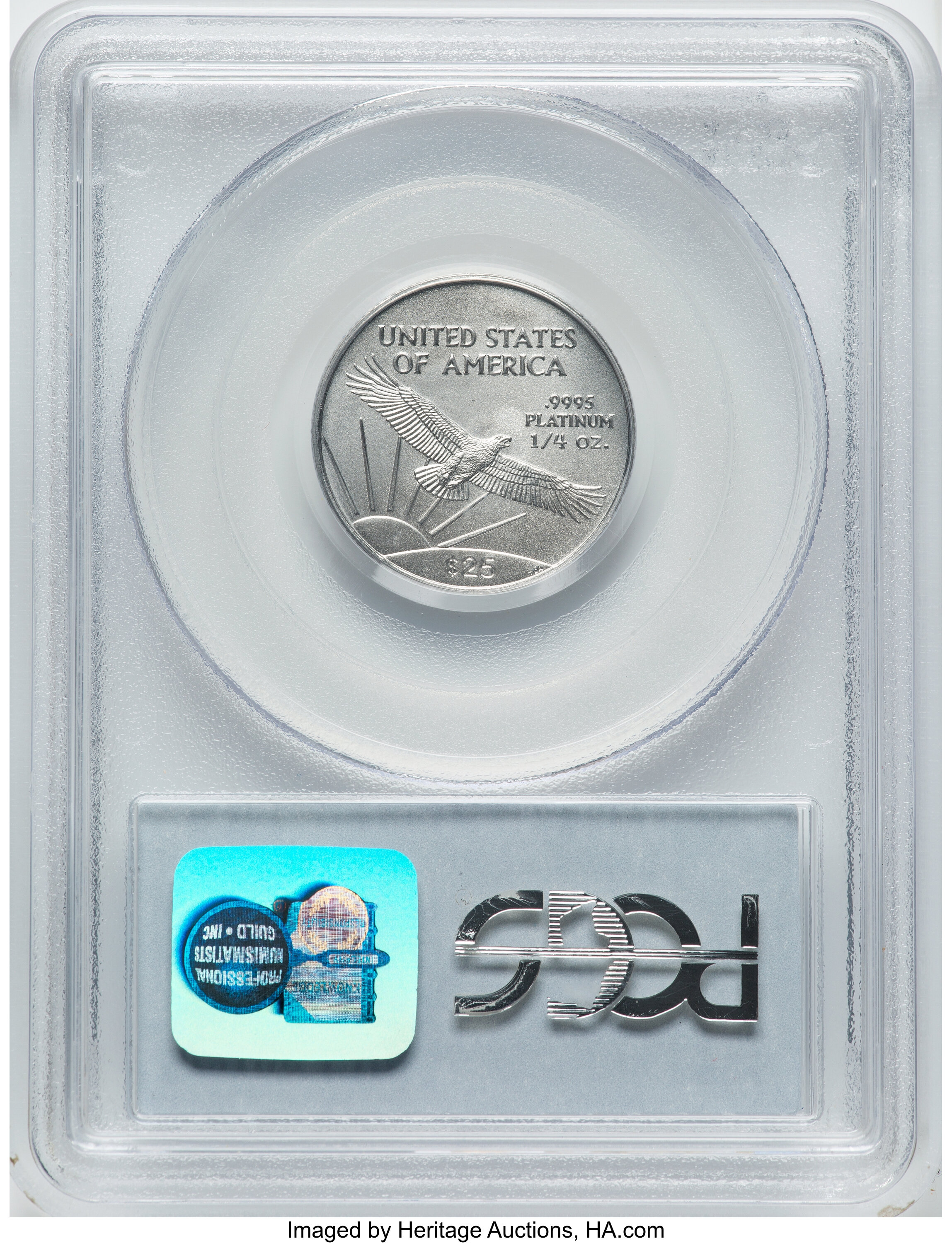 2004 $25  Platinum Eagle OGP thumbnail 6