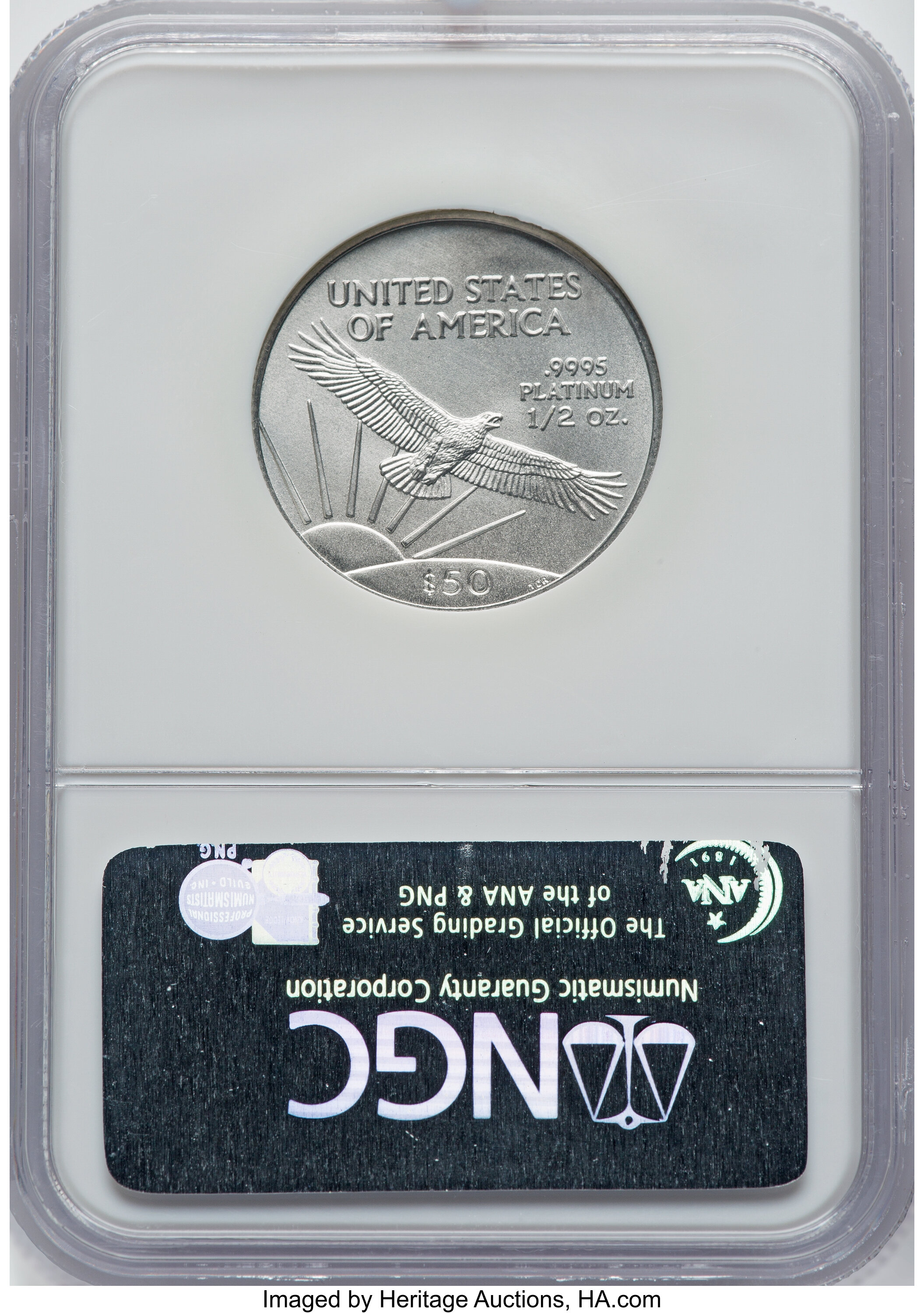 2004 P$50  Platinum Eagle MS70 thumbnail 13