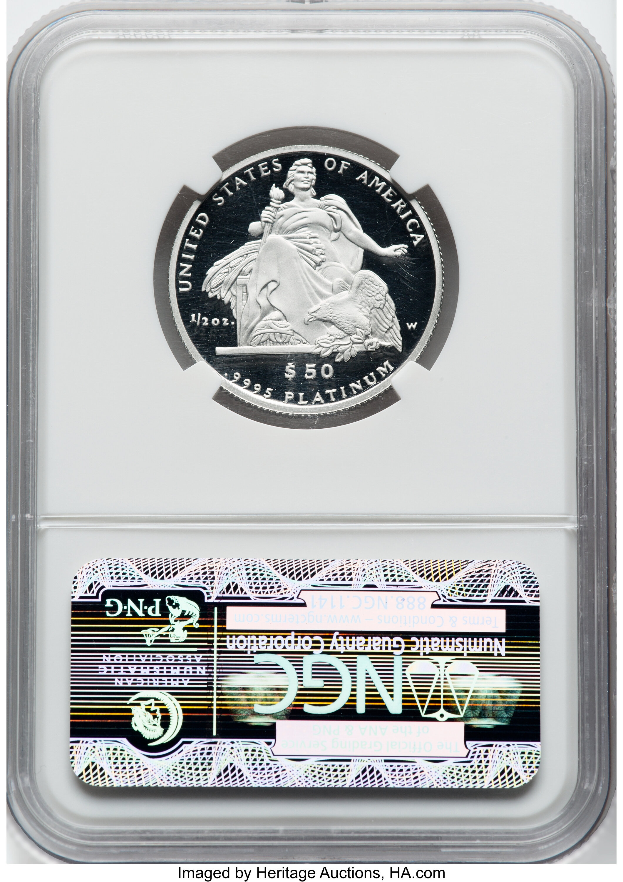 2004-W P$50  Platinum Eagle PR DCAM OGP thumbnail 18