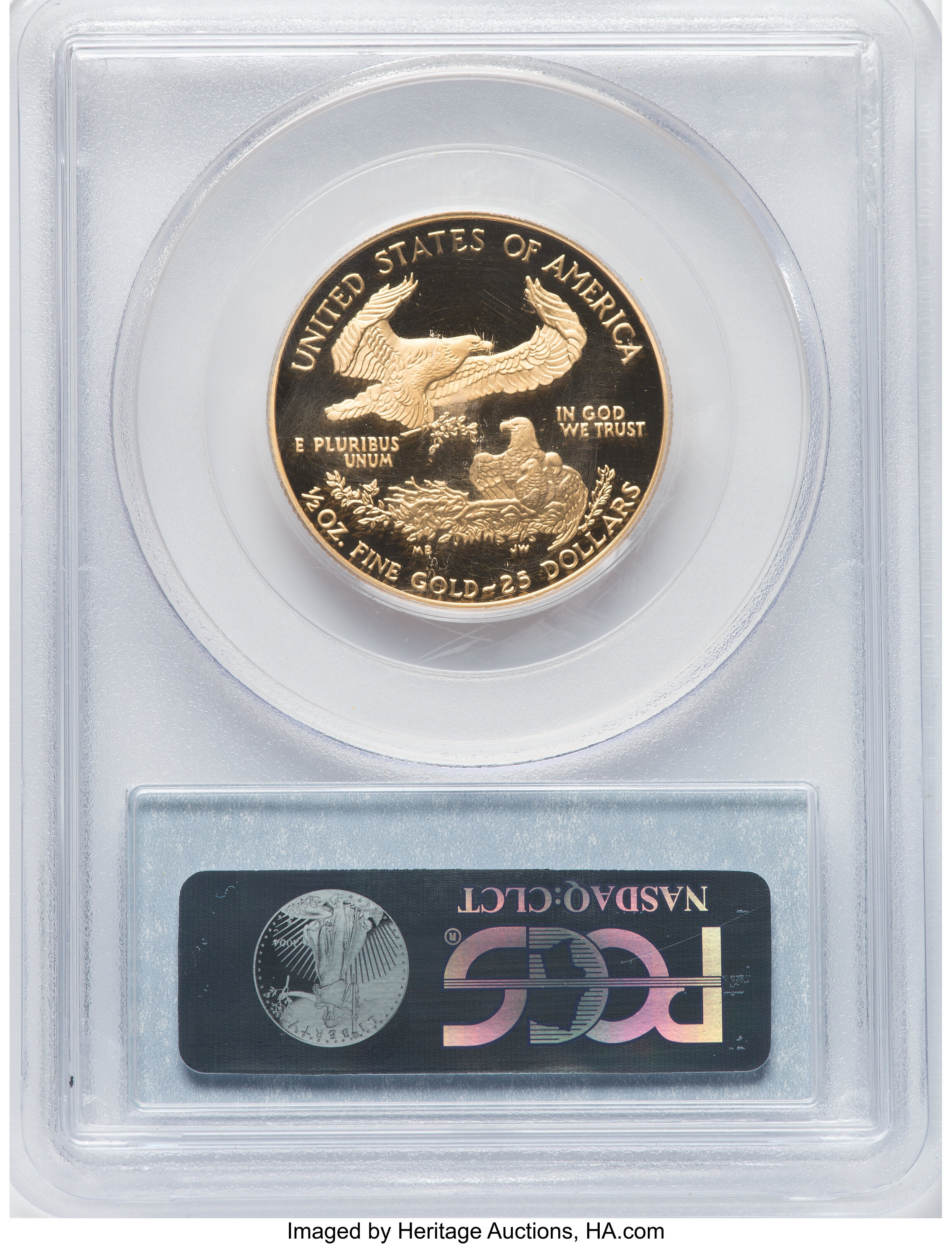 2005-W $25  Gold Eagle PR DCAM PR70 DCAM thumbnail 2
