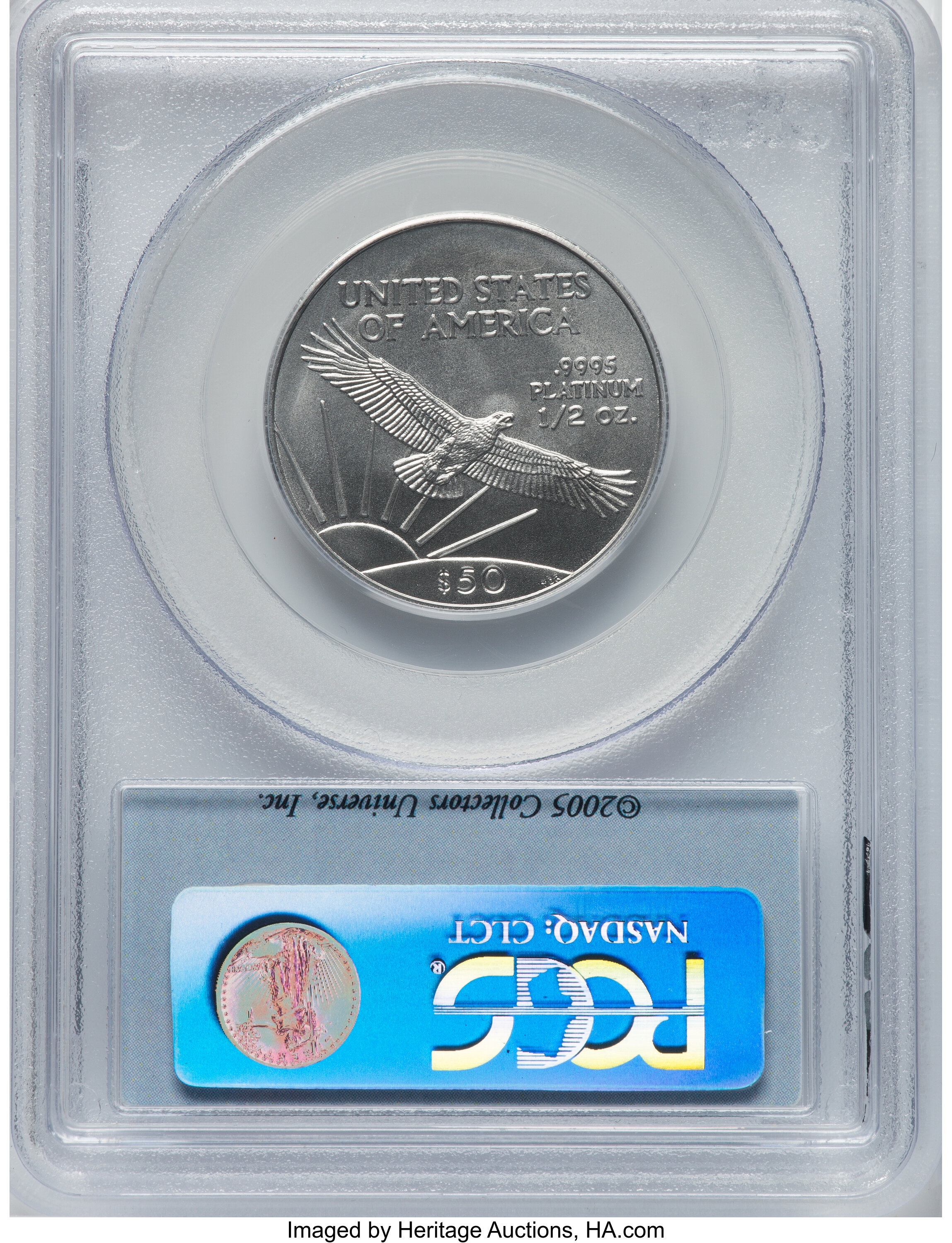 2005 P$50  Platinum Eagle MS65 thumbnail 20