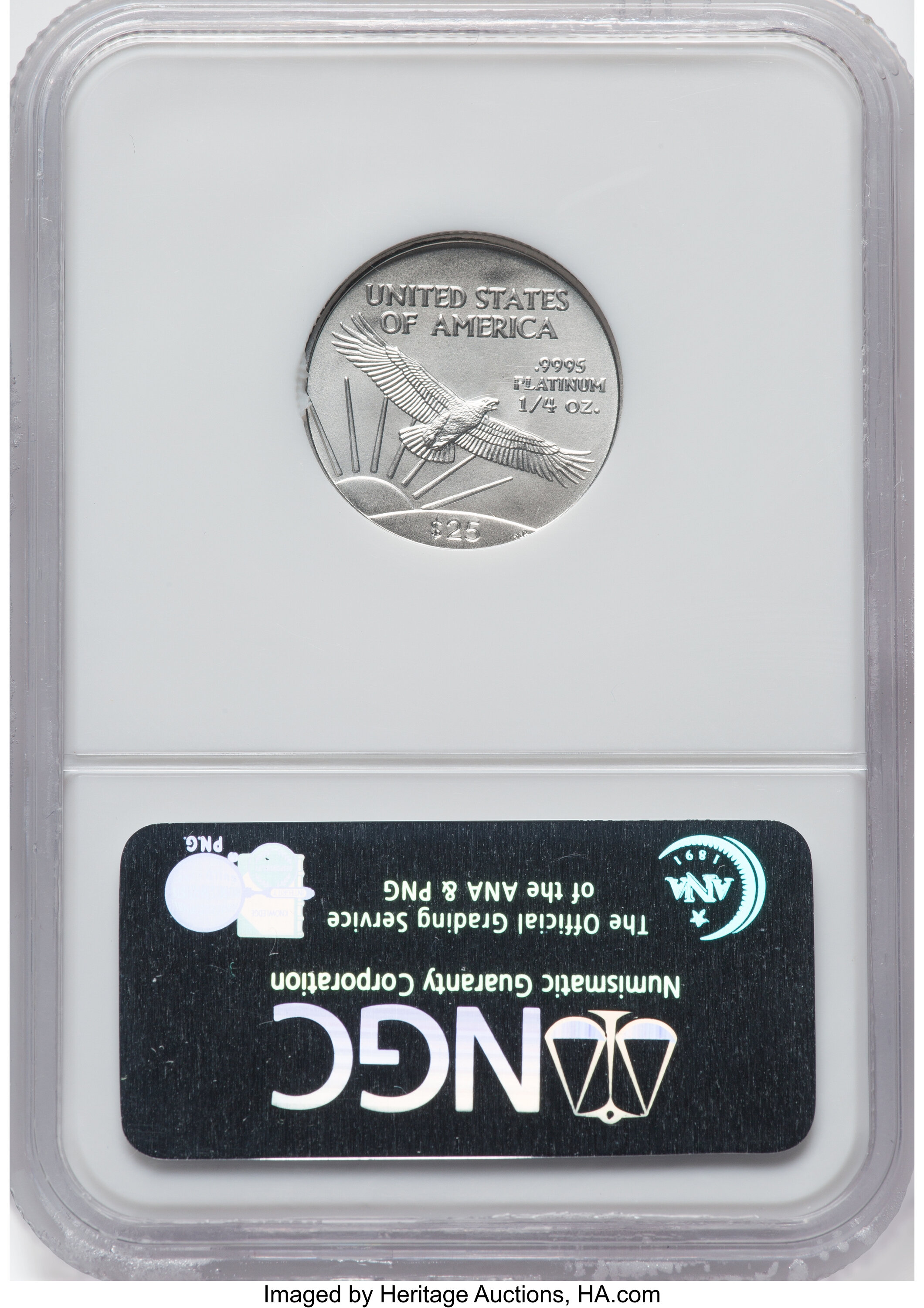2006 $25  Platinum Eagle MS70 thumbnail 7