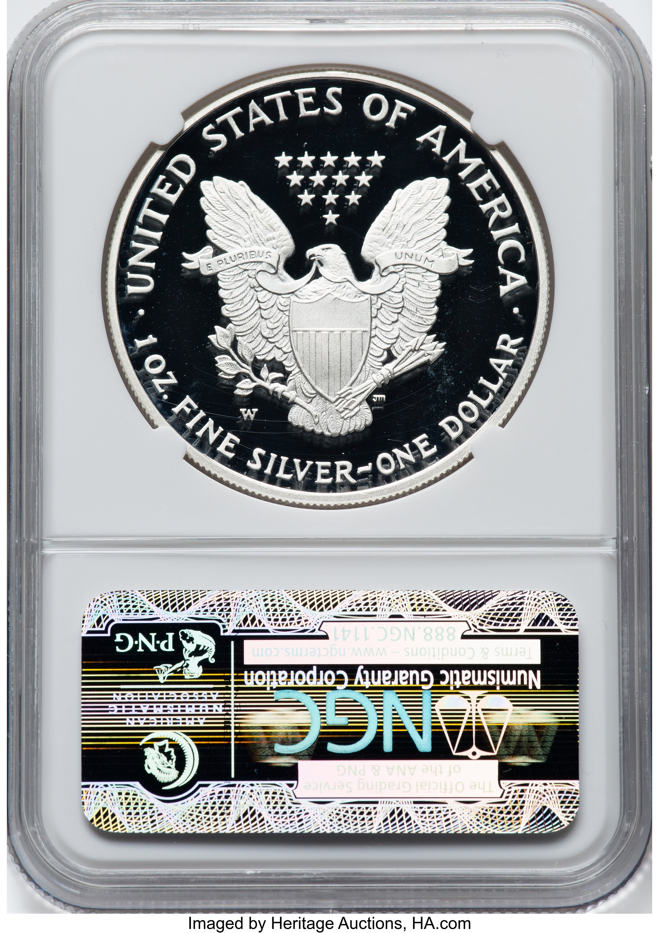 2007-W $1  Silver Eagle PR DCAM PR68 DCAM CAC thumbnail 22