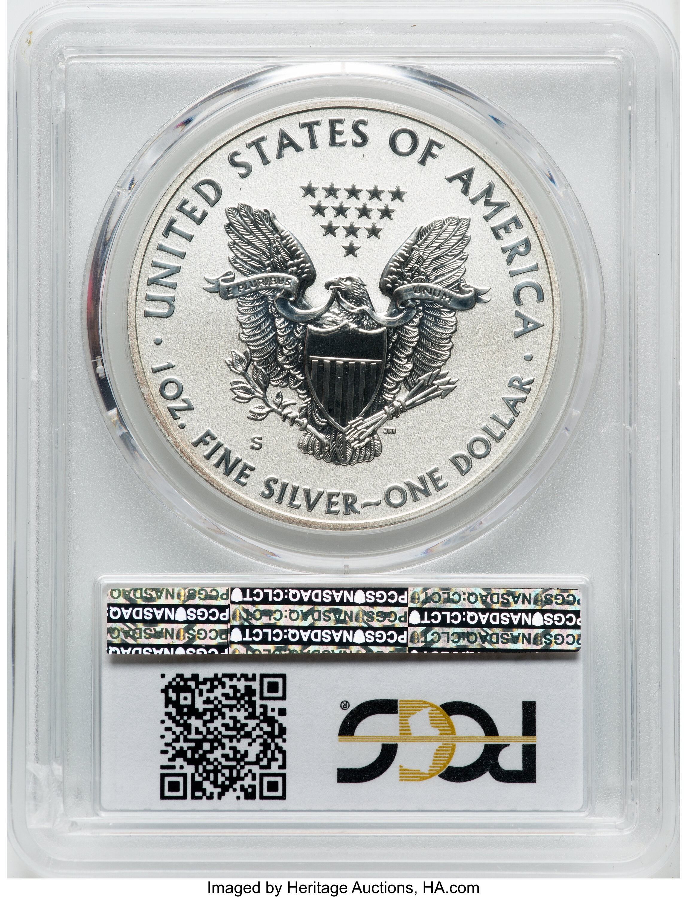 2012-S $1  Silver Eagle, Reverse Proof PR65 thumbnail 13