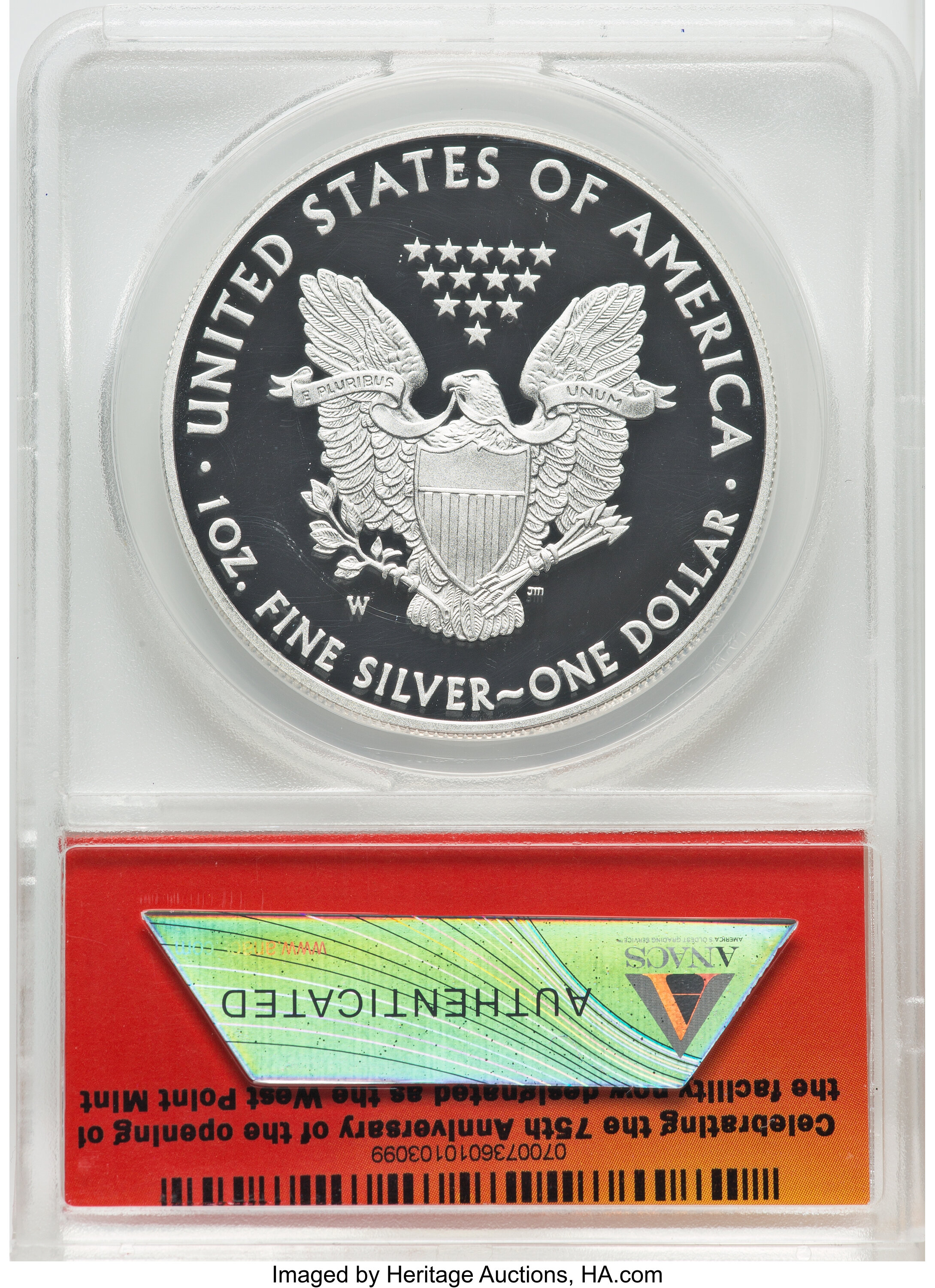 2013-(W) $1  Silver Eagle, Struck at West Point Mint MS66 thumbnail 22