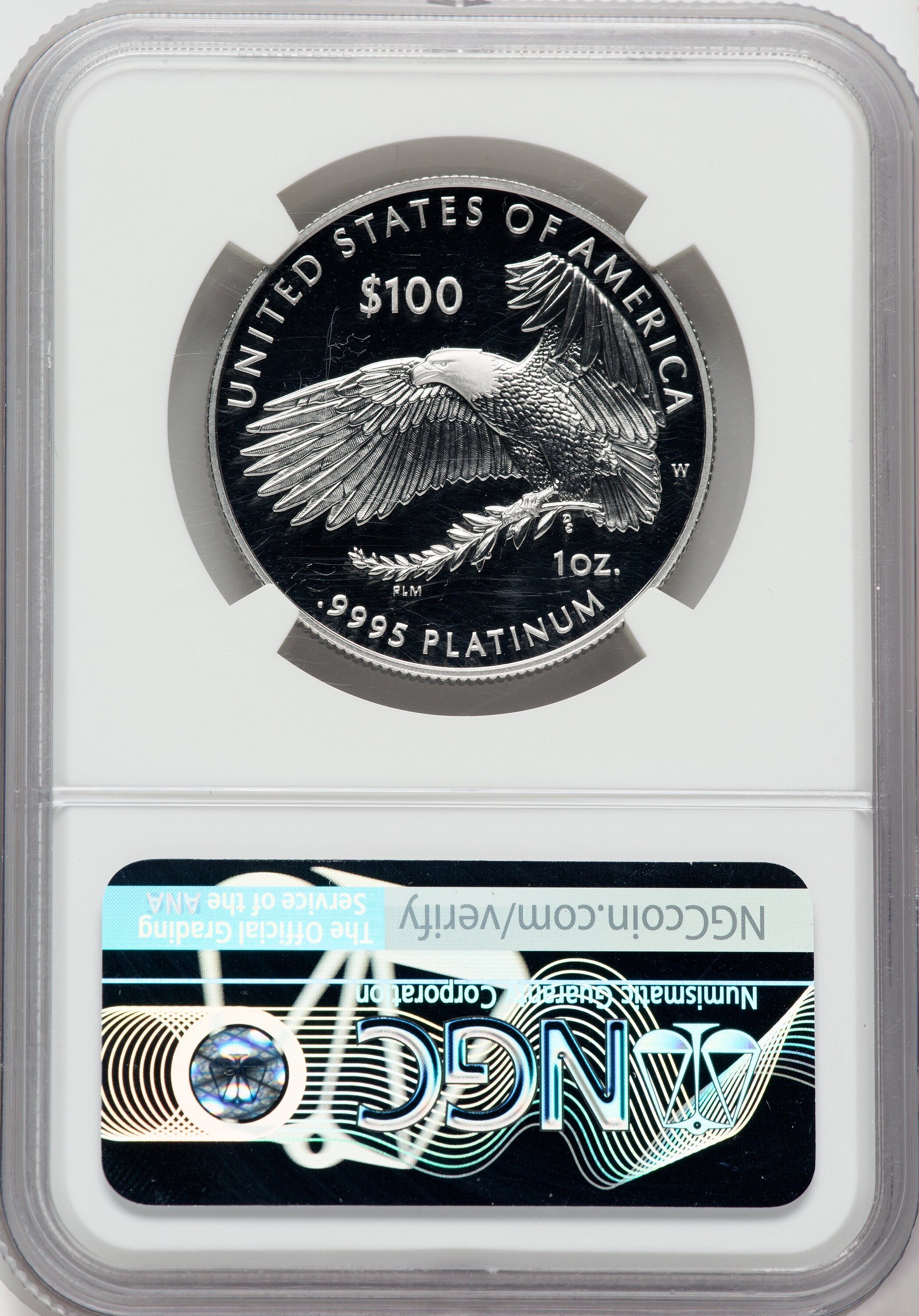 2019-W P$100  Platinum Eagle, Liberty PR DCAM PR65 DCAM thumbnail 15