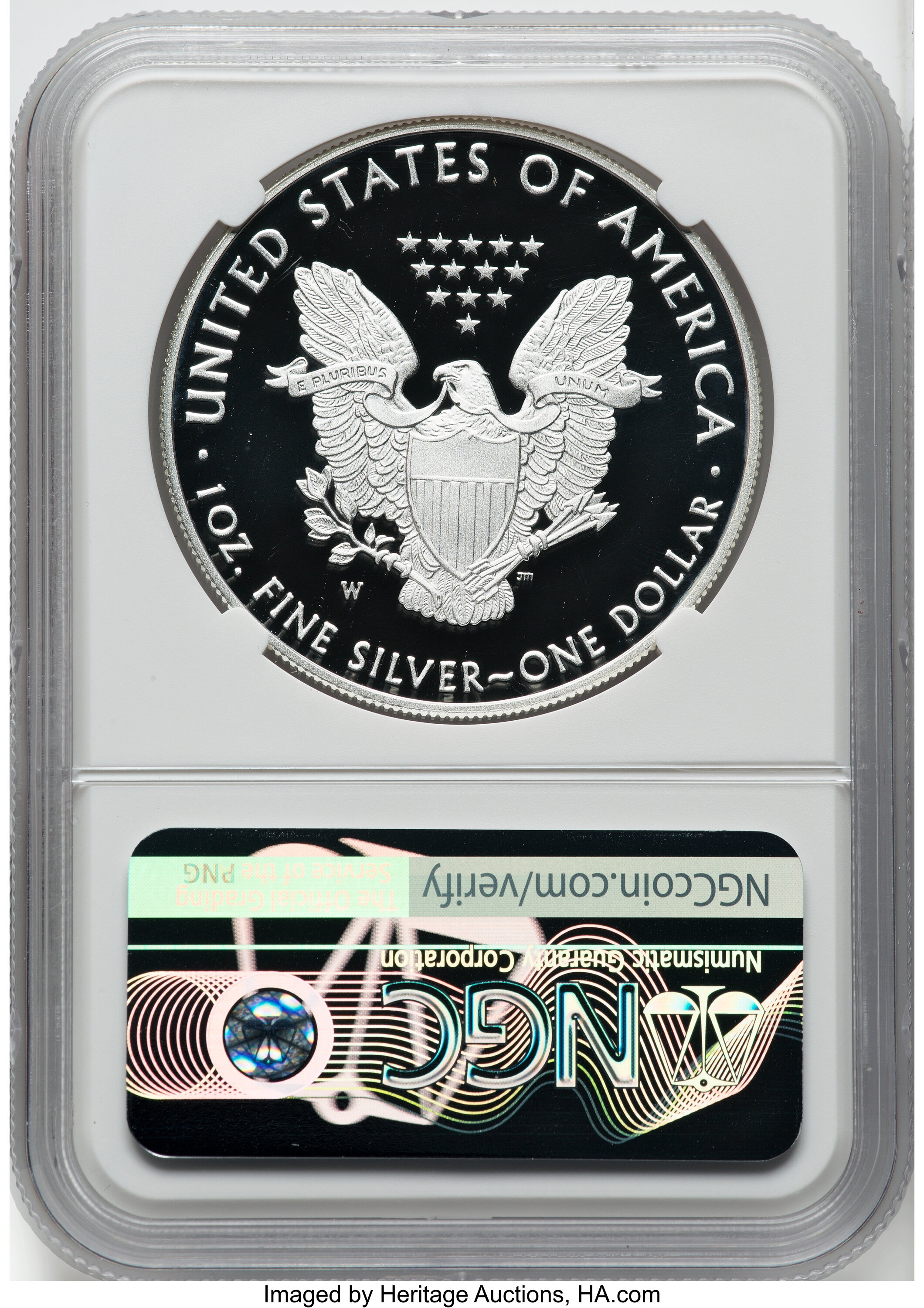 2020-W $1  Silver Eagle PR DCAM PR64 DCAM CAC thumbnail 10