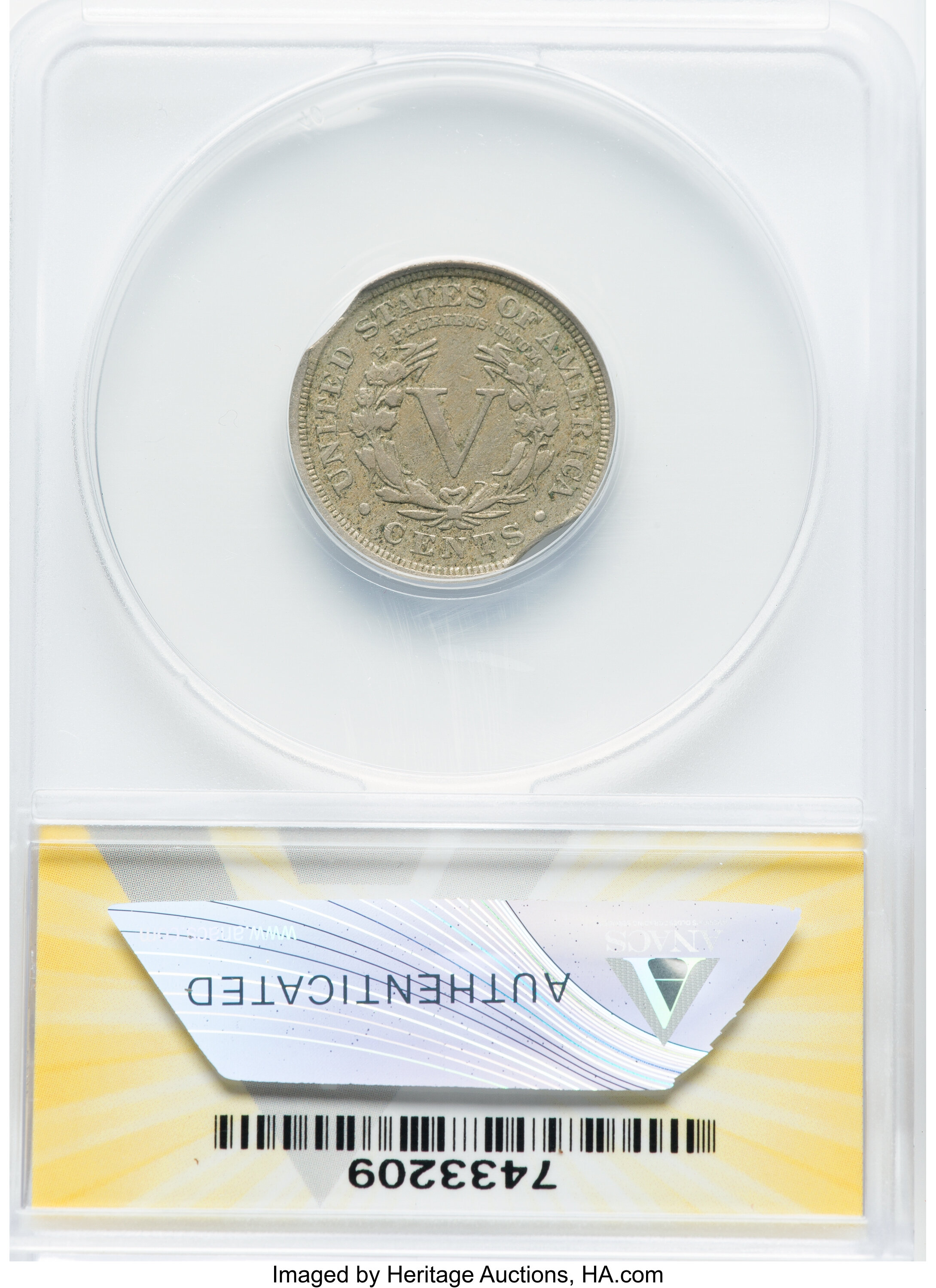 1906 5c VF20 thumbnail 2