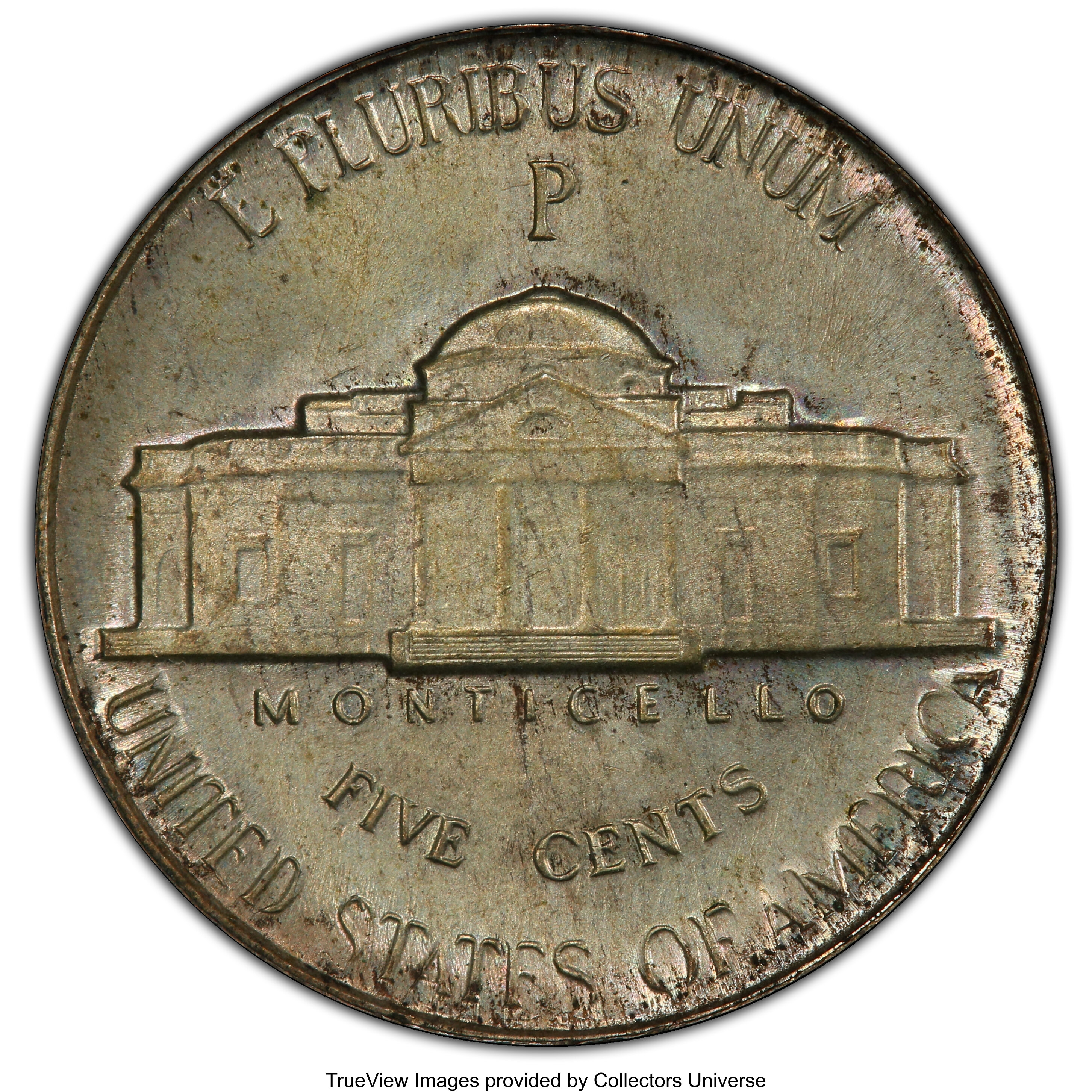 1945-P 5c Silver MS FS MS64 FS thumbnail 3