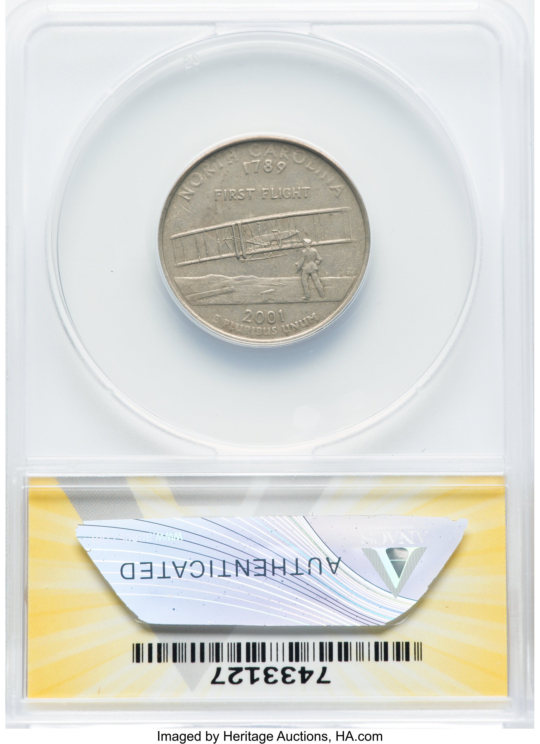 50 States Quarter 25c 1999-2008, Regular Finish [Type] AU50 thumbnail 2