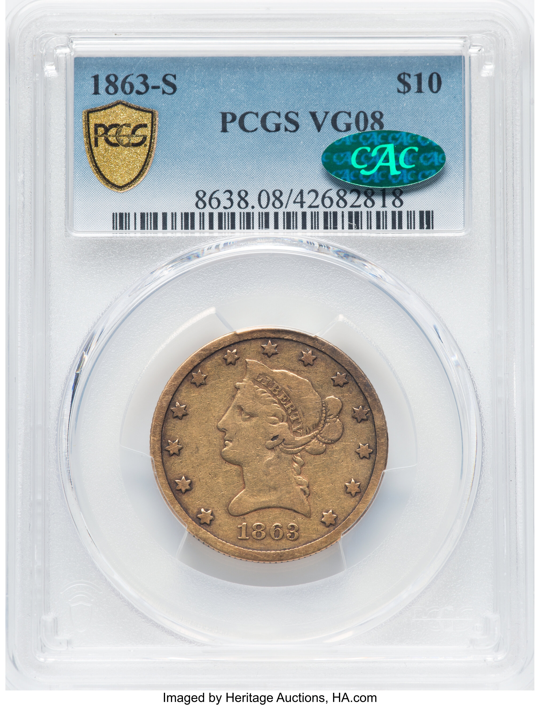 1863-S $10 F15 thumbnail 12