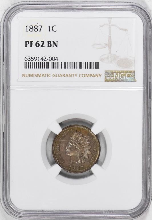 1887 1c PR BN AU55 BN thumbnail 10