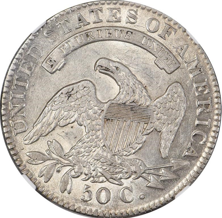 1832 50c Small Letters, O-111 MS60 CAC thumbnail 25