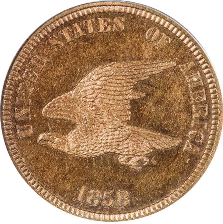 1858 P1c Copper-Nickel, J-204 PR63 thumbnail 13