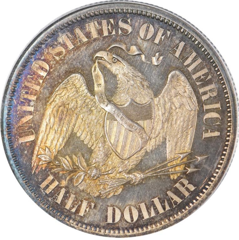 1859 P50c Silver, J-235 PR thumbnail 15