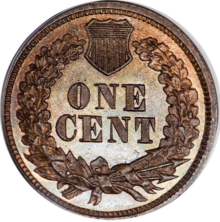 1863 P1c Bronze, J-299 PR BN PR66 BN CAC thumbnail 4