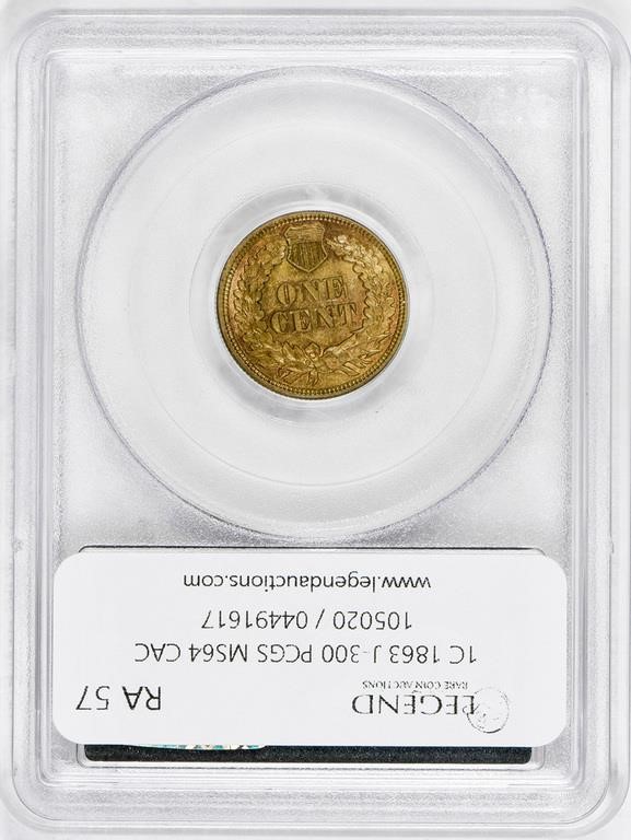 1863 P1c Copper-Nickel, J-300 MS63 thumbnail 4