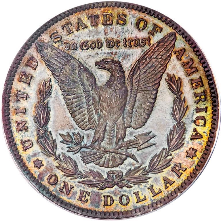 1885 P$1 Lettered Edge, Silver, J-1747 PR64 thumbnail 6