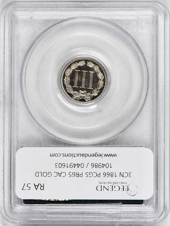 1866 3cN PR67 CAC thumbnail 18