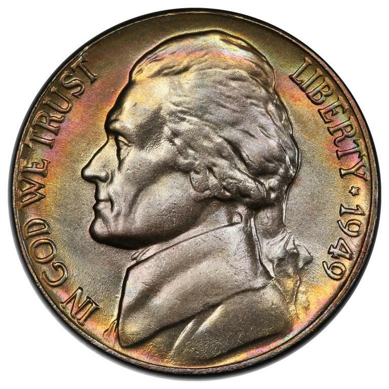 5C 1949 PCGS MS67+