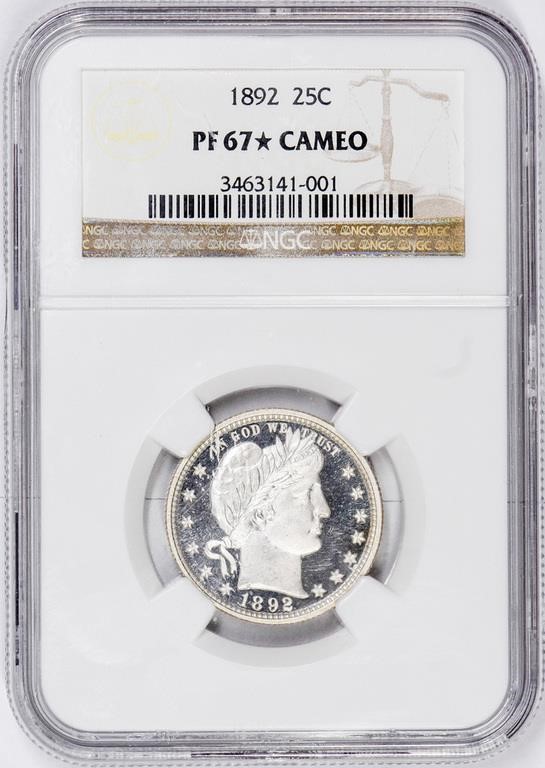 1892 25c PR CAM PR67 CAM thumbnail 3