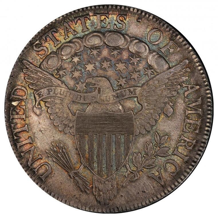 1807 50c Draped Bust, O-105a MS62 CAC thumbnail 23