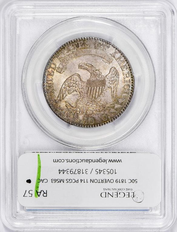 1819 50c O-114 MS61 thumbnail 12
