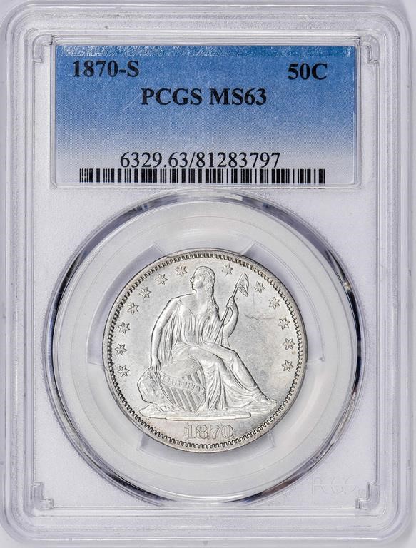 1870-S 50c MS63 thumbnail 3
