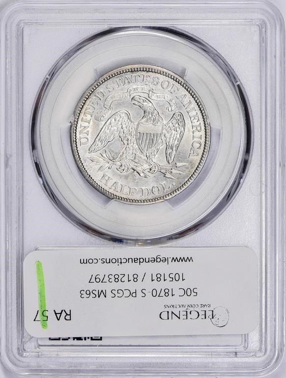 1870-S 50c MS63 thumbnail 4