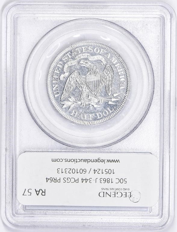 1863 P50c Aluminum, J-344 PR67 CAC thumbnail 20