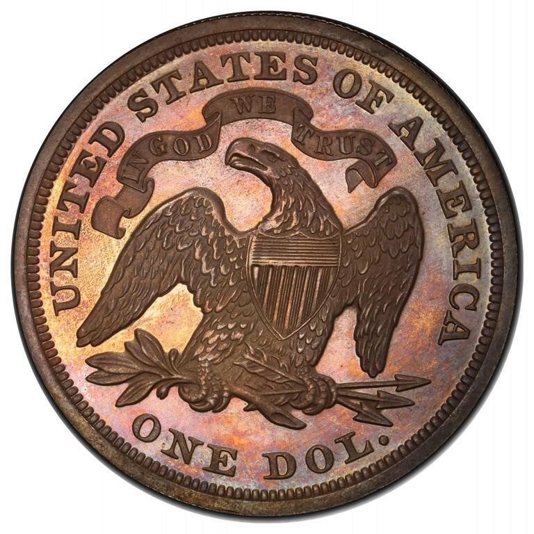 1871 $1 PR64 CAC thumbnail 2
