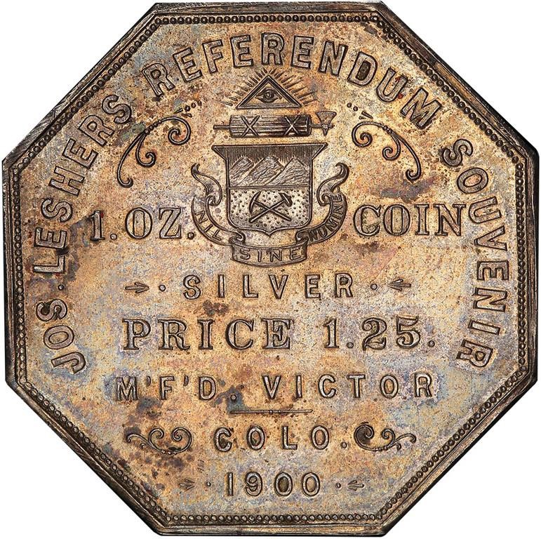 1900 Lesher $ Bumstead Type, First rev, HK-788 MS60 thumbnail 20