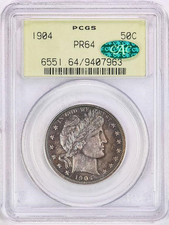 1904 50c PR64 CAC thumbnail 3
