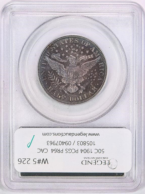 1904 50c PR64 CAC thumbnail 4