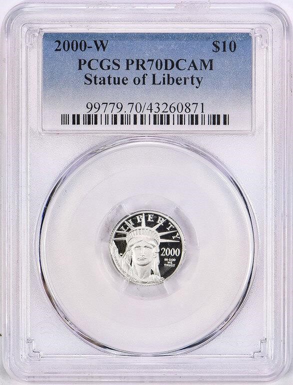 2000-W $10  Platinum Eagle PR DCAM PR70 DCAM thumbnail 19