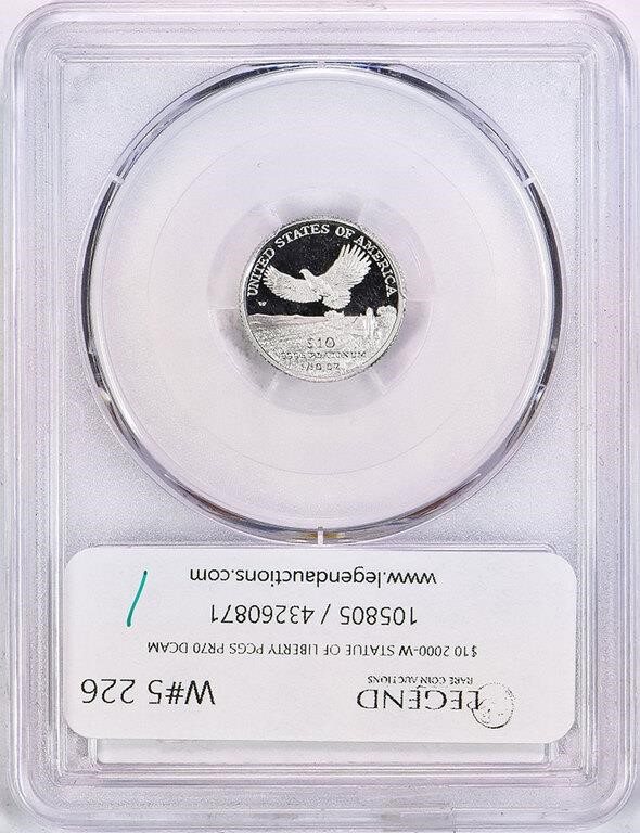 2000-W $10  Platinum Eagle PR DCAM PR70 DCAM thumbnail 20