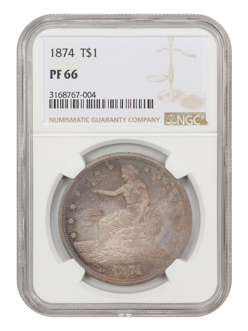 1874 Trade$ PR66 thumbnail 3