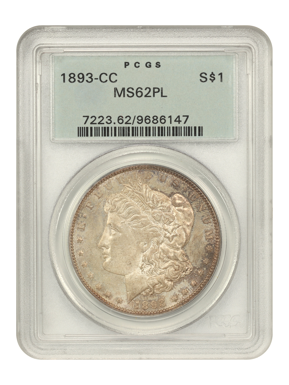 1893-CC $1  MS PL MS62 PL thumbnail 8