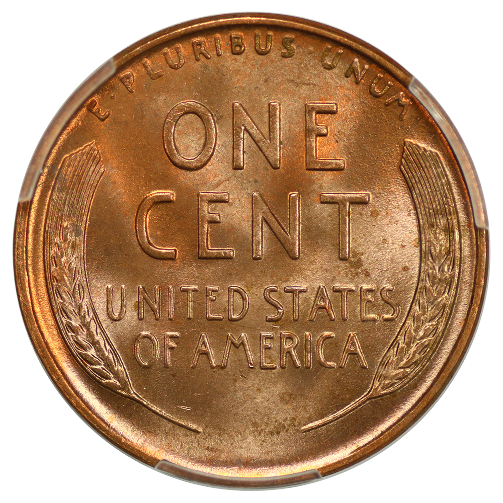 1944-D/S 1c Overmintmark MS RD MS66 RD CAC thumbnail 6