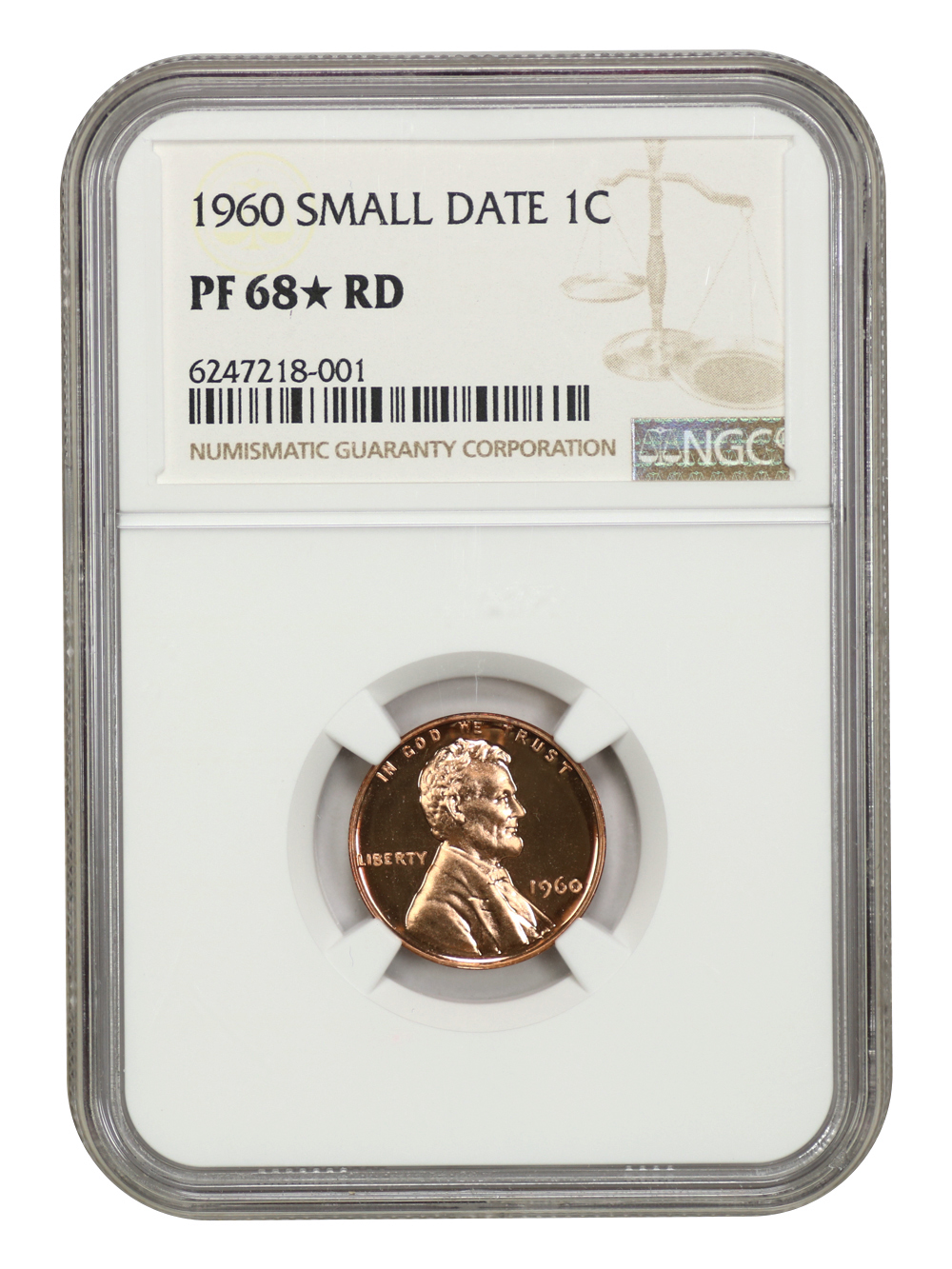 1960 1c Small Date PR RD PR68 RD thumbnail 7