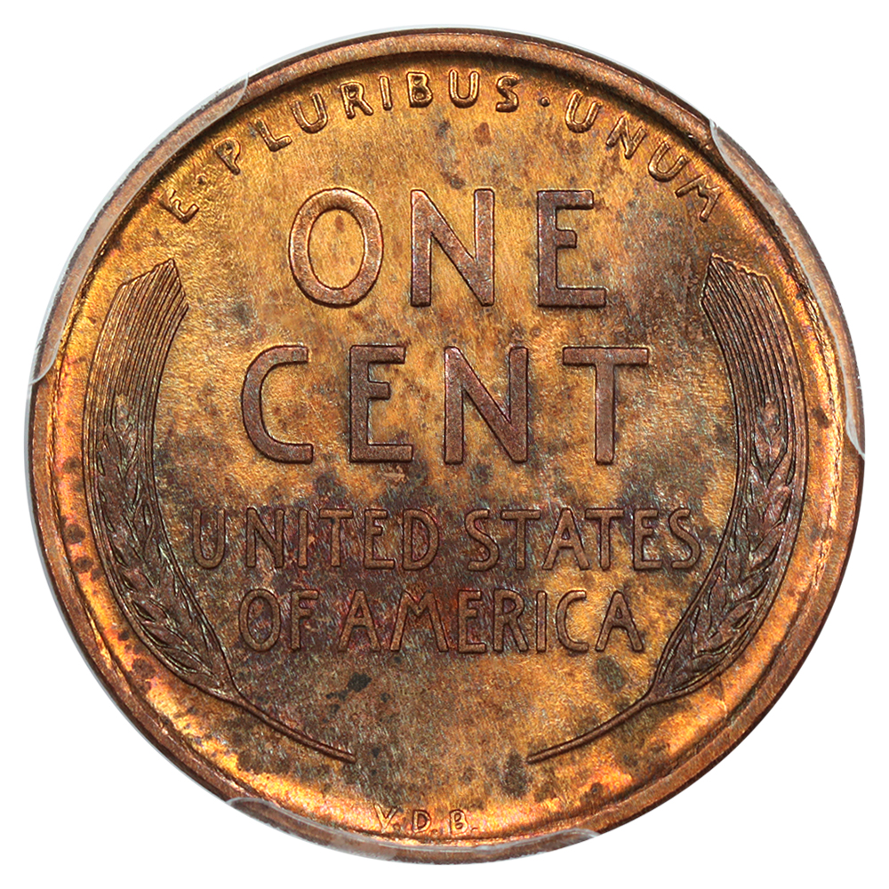 1909 VDB 1c MS RB MS63 RB CAC thumbnail 4