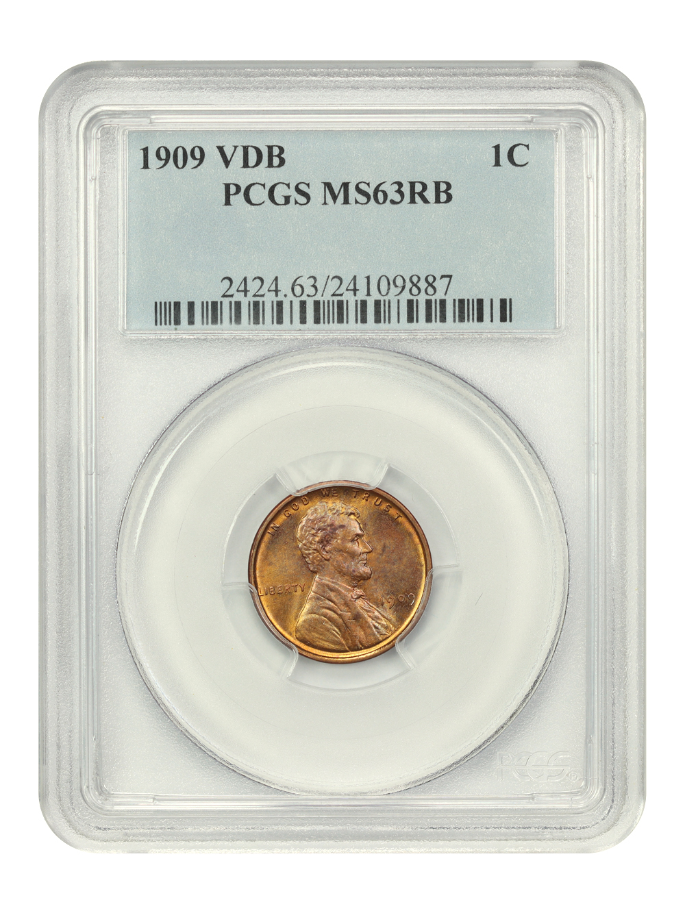 1909 VDB 1c MS RB MS63 RB CAC thumbnail 5
