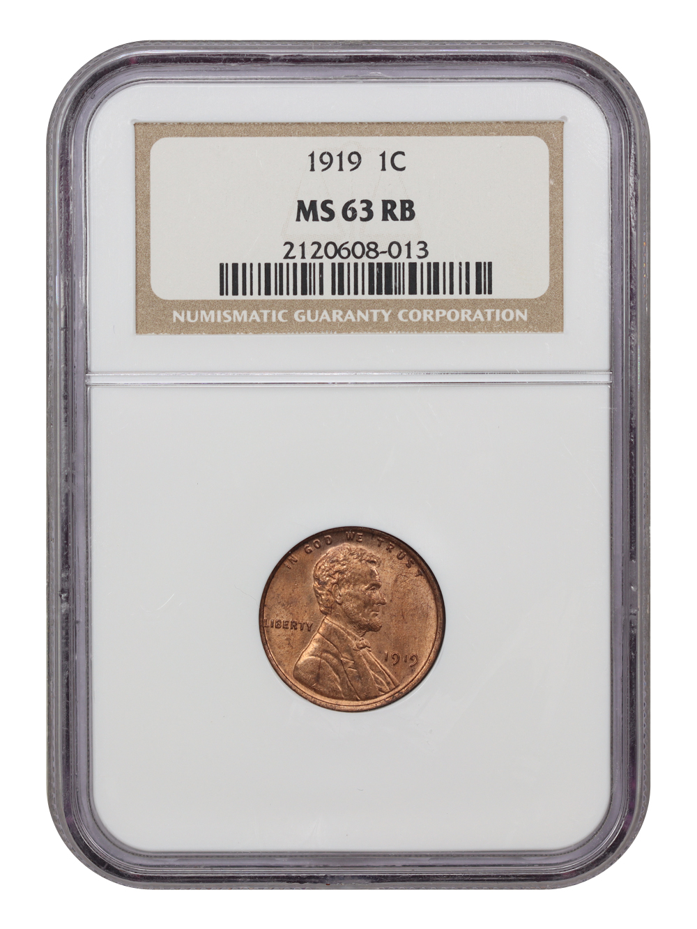 1919 1c MS RB MS62 RB thumbnail 3