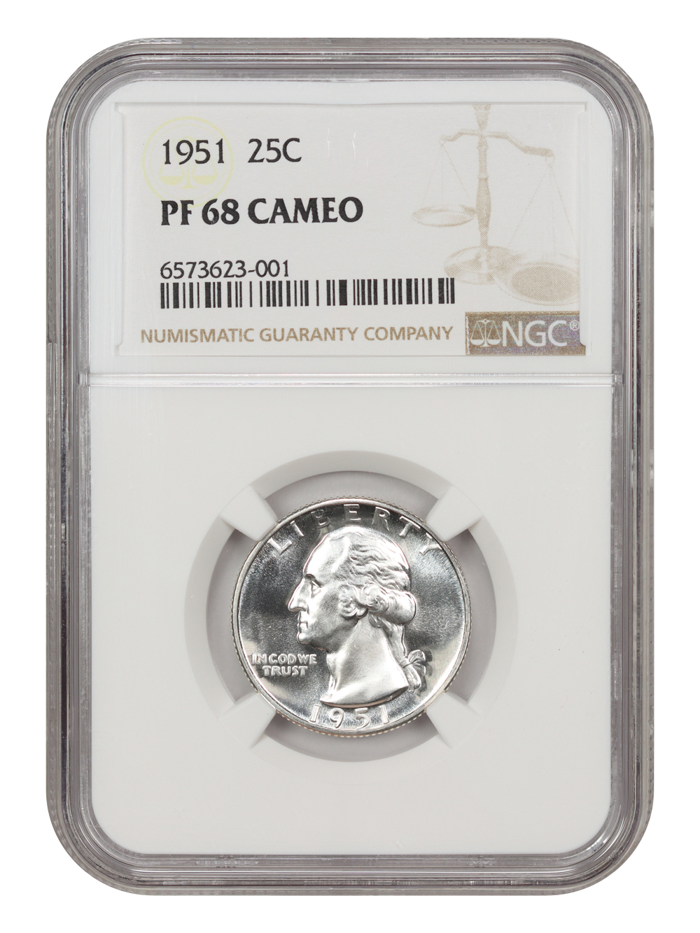 1951 25c PR CAM PR68 CAM thumbnail 5