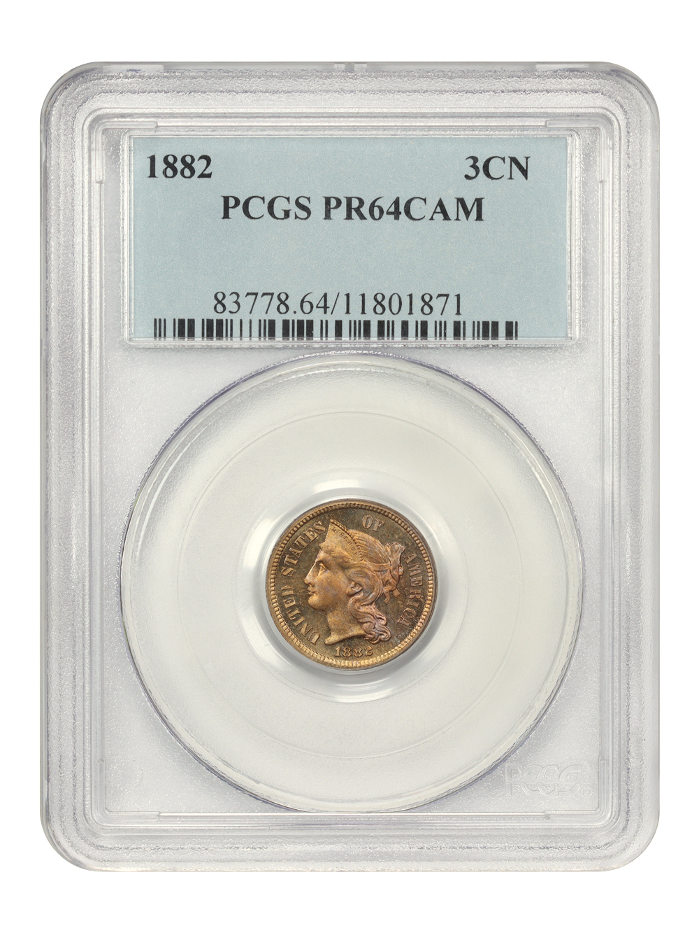 1882 3cN PR CAM PR61 CAM CAC thumbnail 6