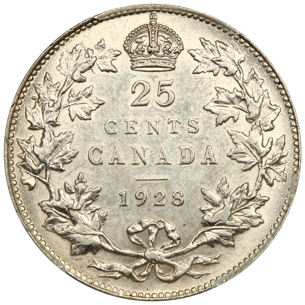 George V 25c 1911-1936 [Type] AU55 thumbnail 3
