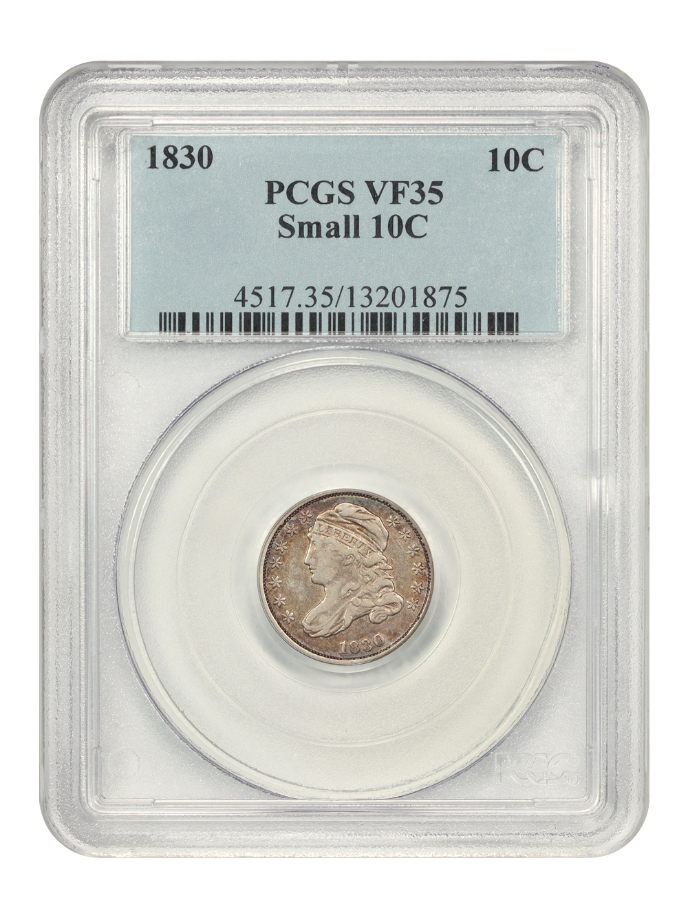 1830 10c Small 10C AG3 CAC thumbnail 25