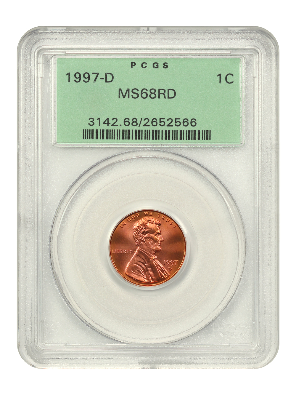 1997-D 1c MS RD OGP thumbnail 6